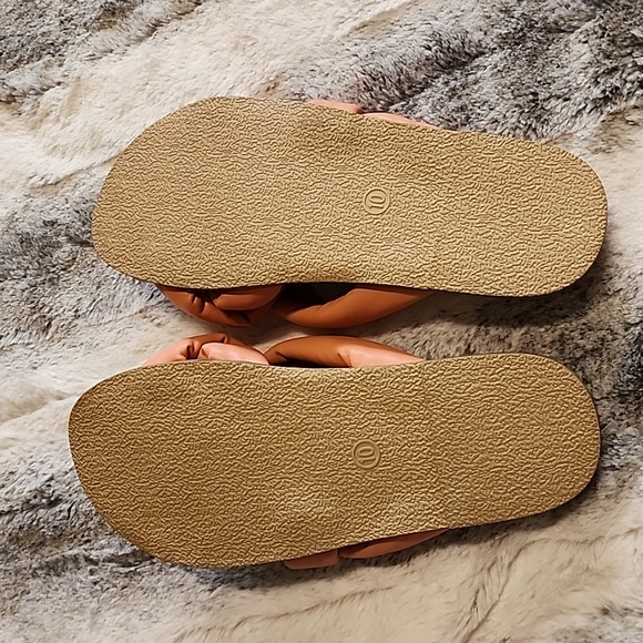 Universal Thread Women's Cosette Padded Slide Sandals ,Coral Pink ,Size  10 - Picture 4 of 6